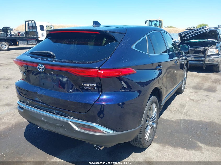 Vin: jteaaaah1mj069495, lot: 46200961, toyota venza limited 20214