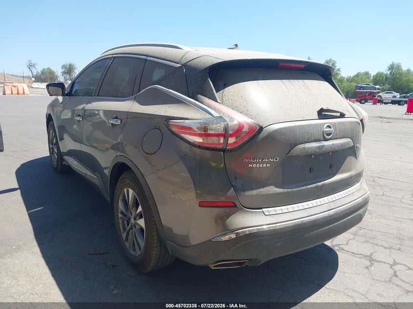 2015 NISSAN MURANO VIN 5N1AZ2MG1FN200292 nuotrauka 3