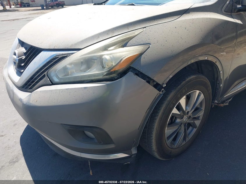 2015 NISSAN MURANO VIN 5N1AZ2MG1FN200292 nuotrauka 6
