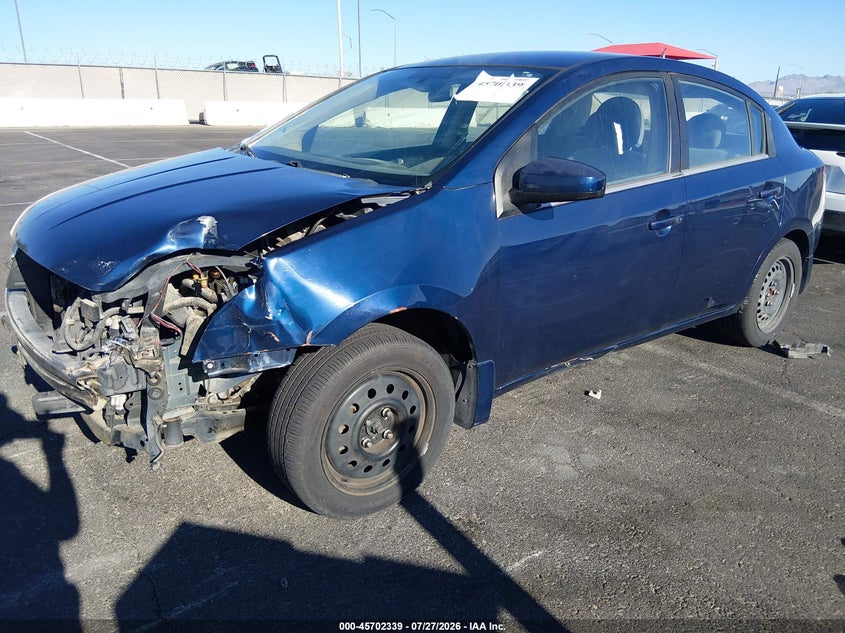 2008 Nissan Sentra, Front End, IAAI, VIN 3N1AB61E38L671367 — photo 2
