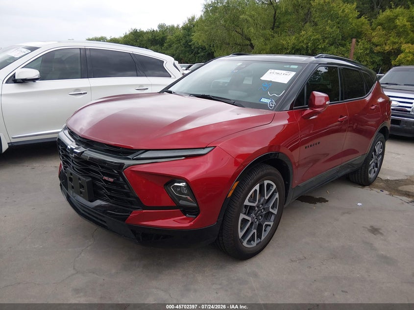 Vin: 3gnkbers6ps136440, lot: 46201025, chevrolet blazer fwd rs 20232
