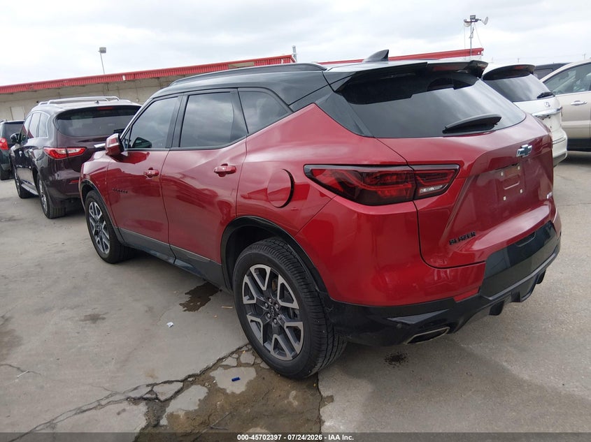 Vin: 3gnkbers6ps136440, lot: 46201025, chevrolet blazer fwd rs 20233