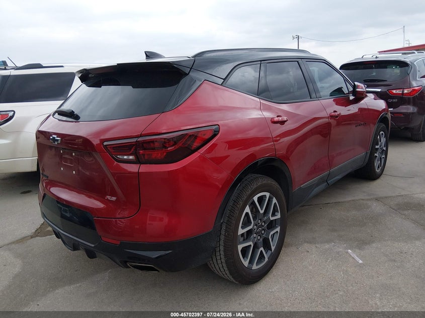 Vin: 3gnkbers6ps136440, lot: 46201025, chevrolet blazer fwd rs 20234