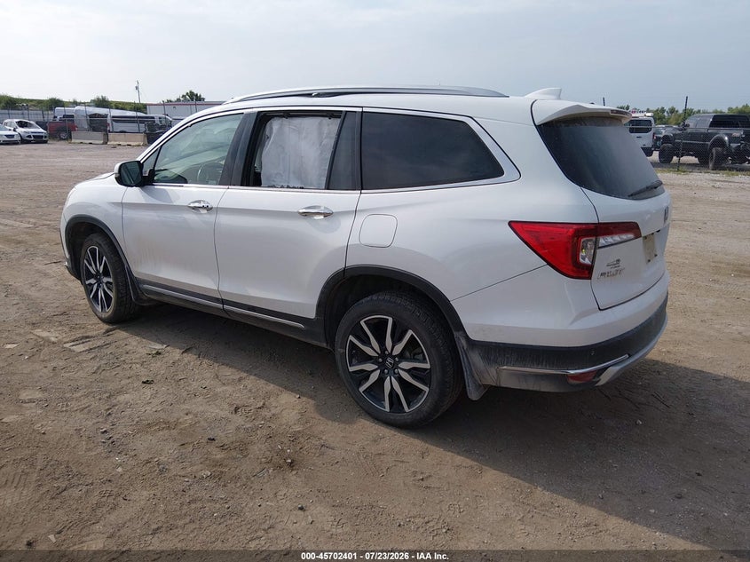 Vin: 5fnyf6h98lb020350, lot: 46201029, honda pilot awd touring 8 passenger 20203