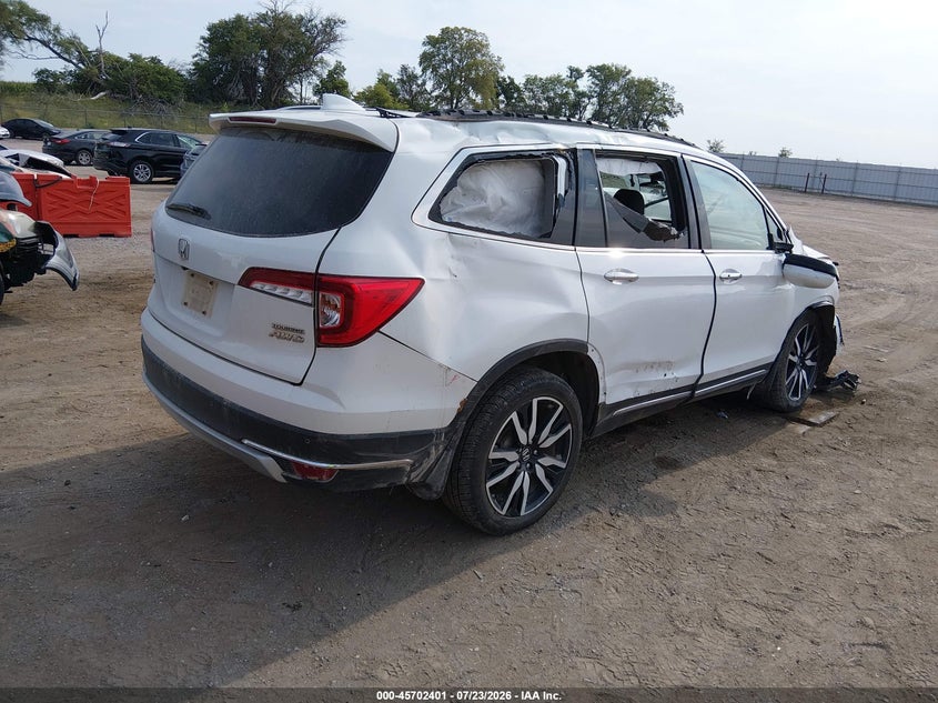 Vin: 5fnyf6h98lb020350, lot: 46201029, honda pilot awd touring 8 passenger 20204