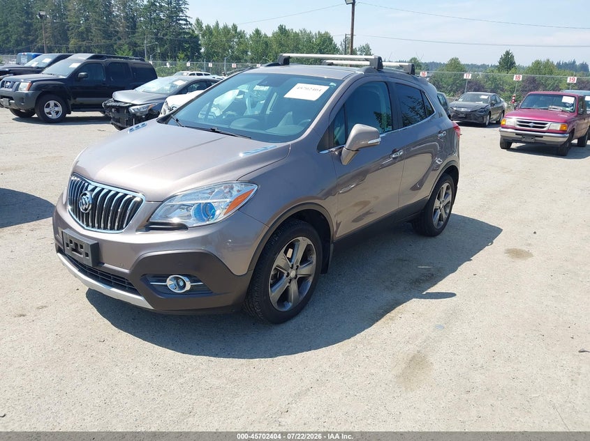 Vin: kl4cjhsb1eb634351, lot: 46201032, buick encore premium 20142