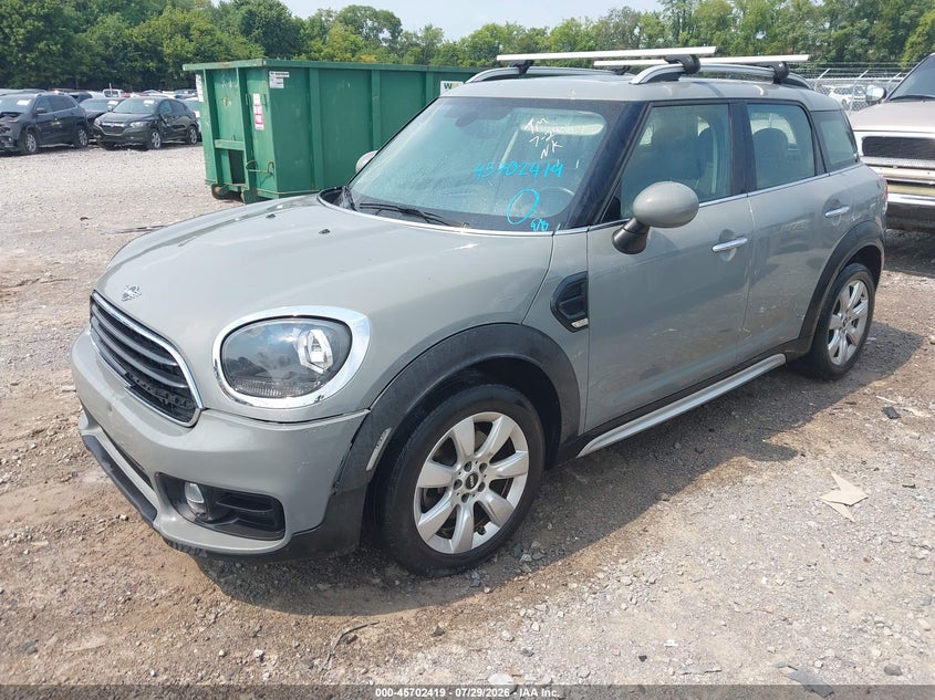 Vin: wmzys7c59k3f45969, lot: 46201047, mini countryman cooper 20192