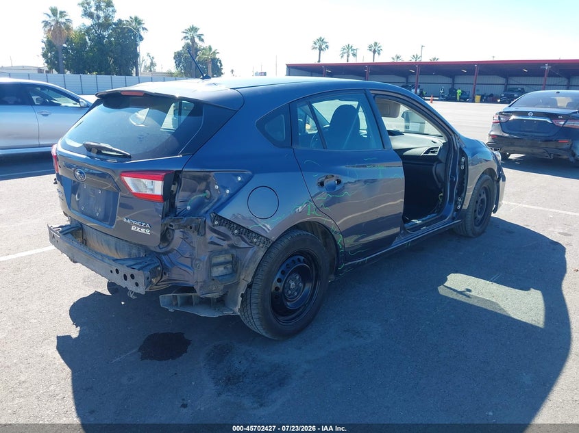 Vin: 4s3gtaa6xh3726747, lot: 46201055, subaru impreza 2.0i 20174