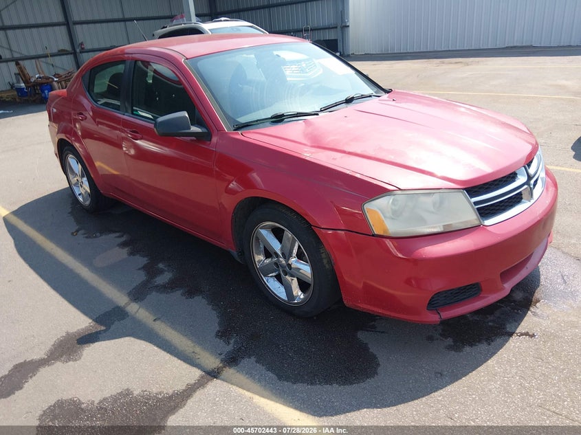 2013 DODGE AVENGER auction photo 1