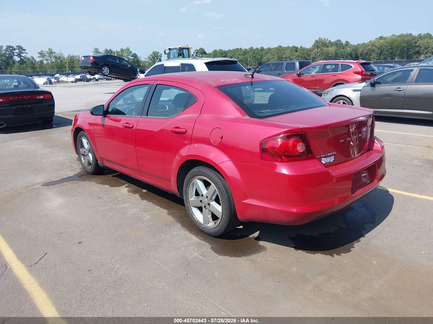 2013 DODGE AVENGER auction photo 3