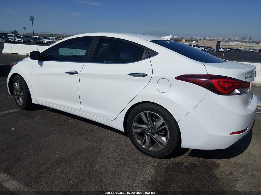 Vin: 5npdh4ae2eh504166, lot: 46201081, hyundai elantra limited 20143