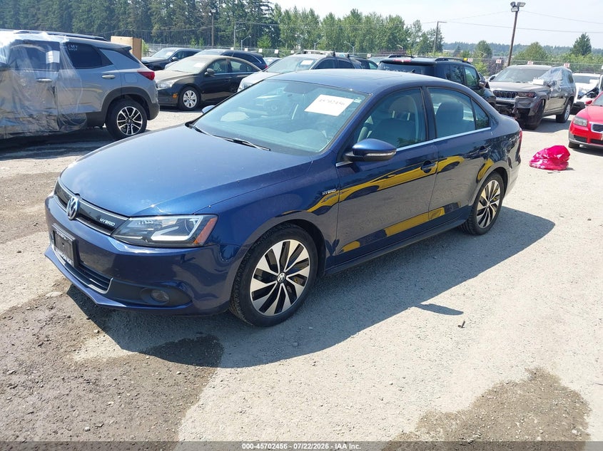 2013 VOLKSWAGEN JETTA HYBRID auction photo 2