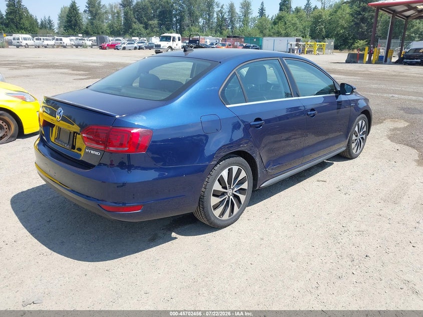 2013 VOLKSWAGEN JETTA HYBRID auction photo 4