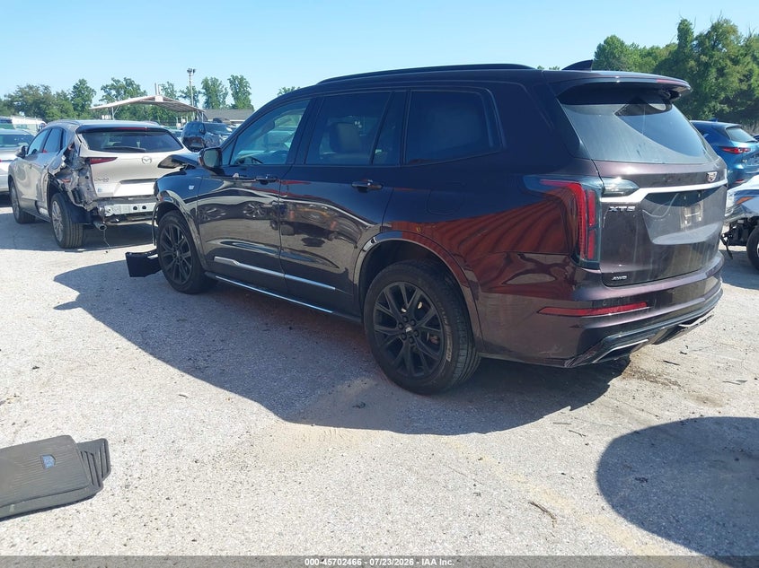 Vin: 1gykphrs9lz207536, lot: 46201095, cadillac xt6 awd sport 20203