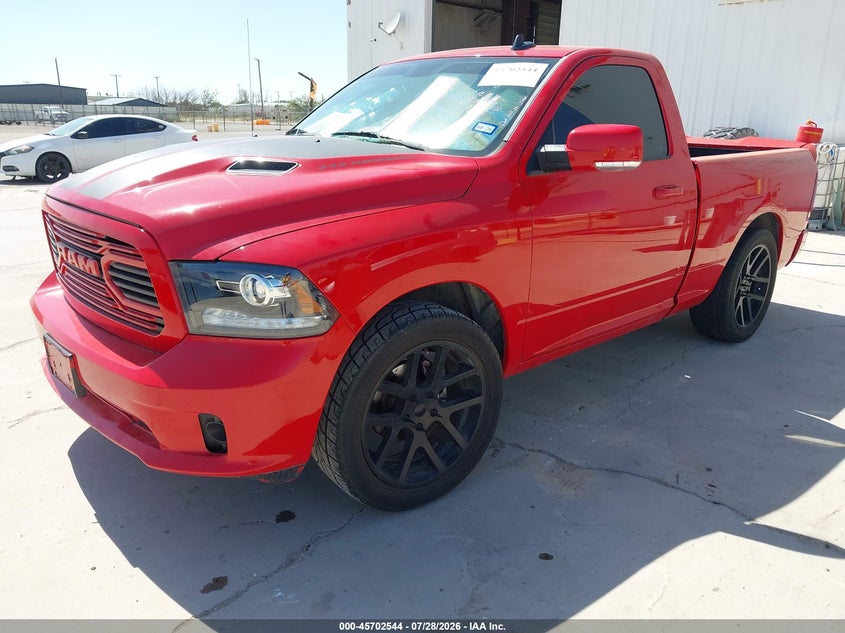 Vin: 3c6jr6ct1hg794704, lot: 46201200, ram 1500 night  4x2 6'4 box 20172