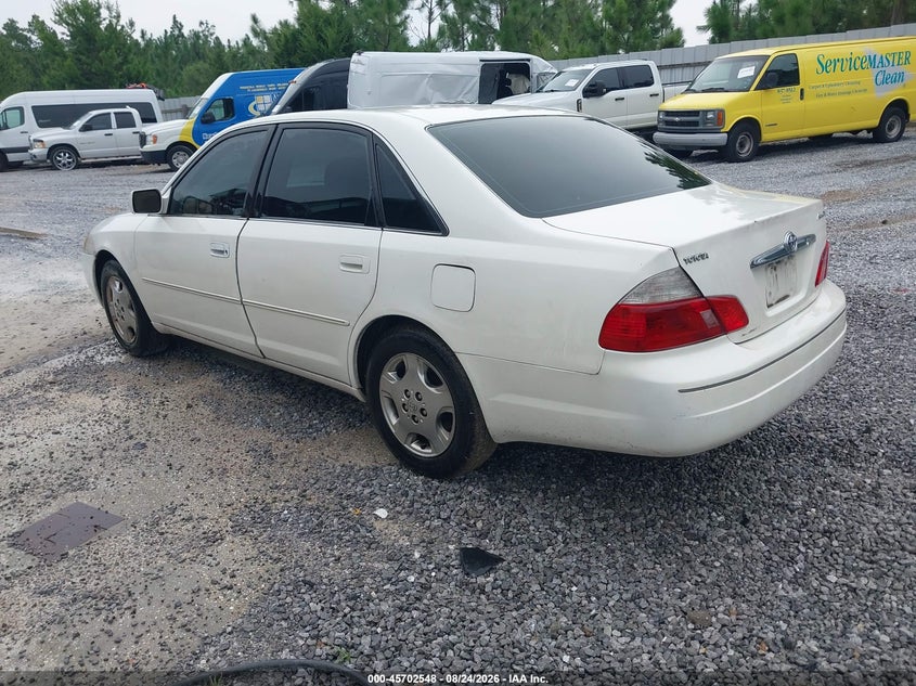2003 TOYOTA AVALON SEDAN 3.0L V-6 DOHC, VVT, 210HP