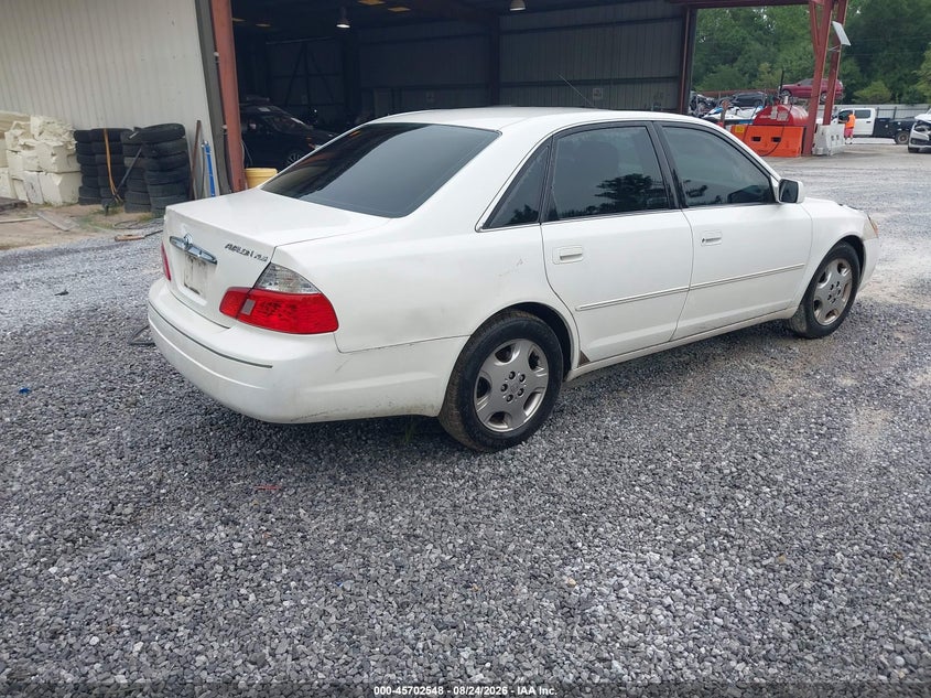 2003 TOYOTA AVALON SEDAN 3.0L V-6 DOHC, VVT, 210HP