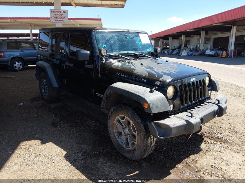Vin: 1c4bjwfg1el278053, lot: 46201253, jeep wrangler unlimited rubicon 20141