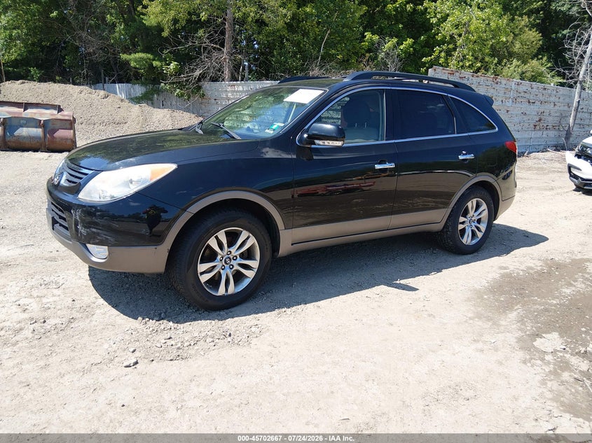 Vin: km8nudcc3cu187301, lot: 46201323, hyundai veracruz limited 20122