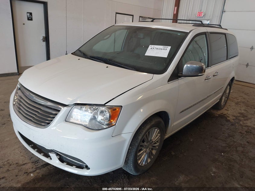 Vin: 2c4rc1cgxfr638445, lot: 46201351, chrysler town & country touring-l 20152