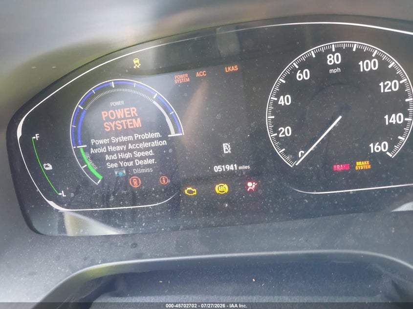 2022 HONDA INSIGHT auction photo 7