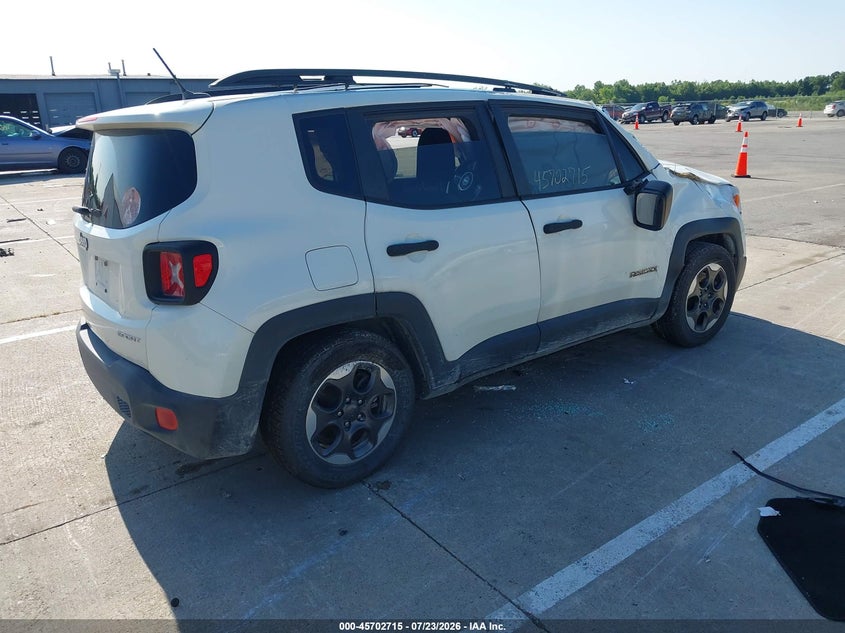 2017 JEEP RENEGADE auction photo 4