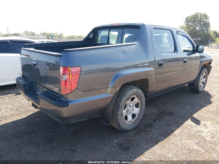 Vin: 5fpyk1f24db009391, lot: 46201389, honda ridgeline rt 20134