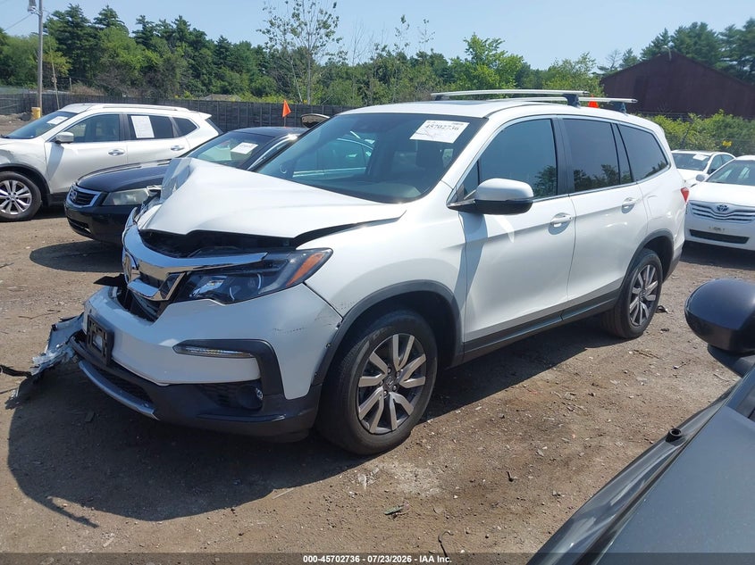 Vin: 5fnyf6h58lb068752, lot: 46201392, honda pilot awd ex-l 20202