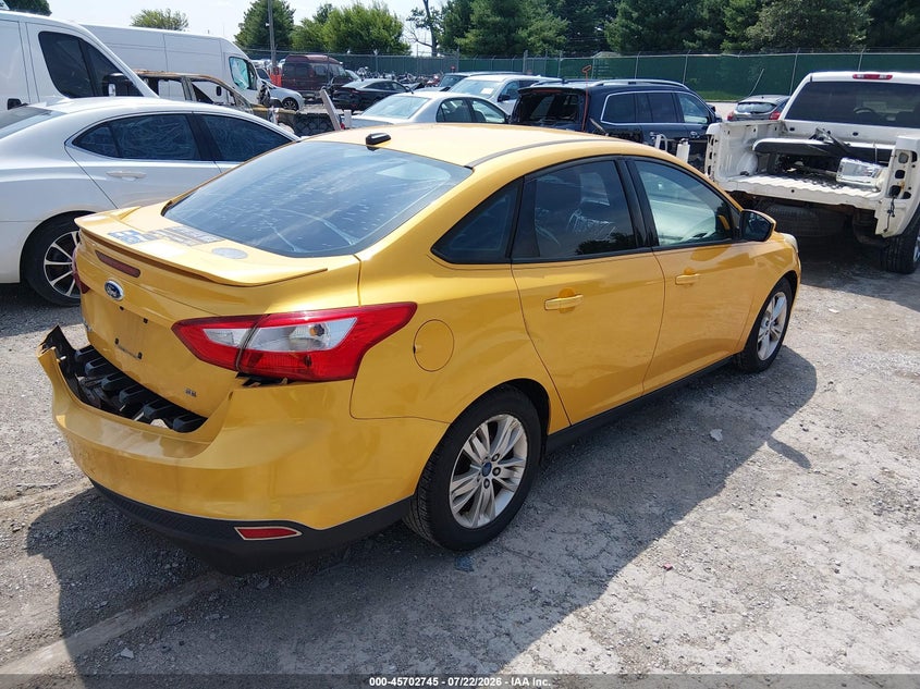 Vin: 1fahp3f27cl354115, lot: 46201401, ford focus se 20124