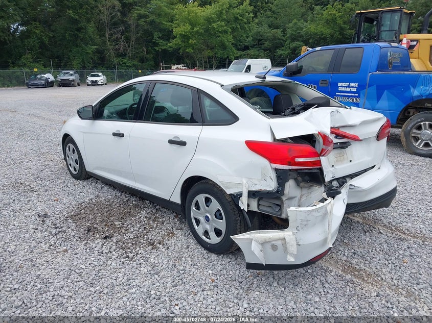 Vin: 1fadp3e20hl302851, lot: 46201404, ford focus s 20173