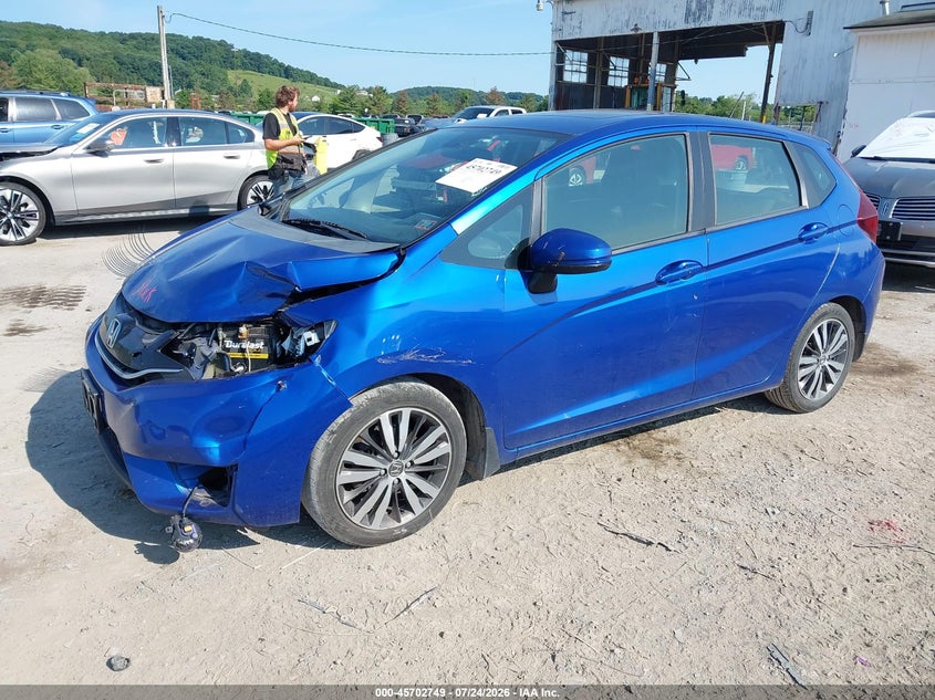 Vin: 3hggk5h85fm771013, lot: 46201405, honda fit ex/ex-l 20152