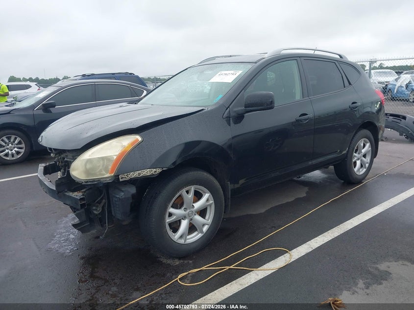 2009 Nissan Rogue Sl, Front End, IAAI, VIN JN8AS58VX9W437059 — photo 2
