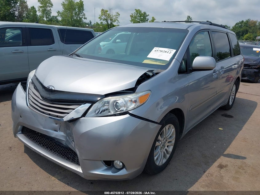 Vin: 5tdyk3dcxcs184660, lot: 46201468, toyota sienna xle v6 8 passenger 20122