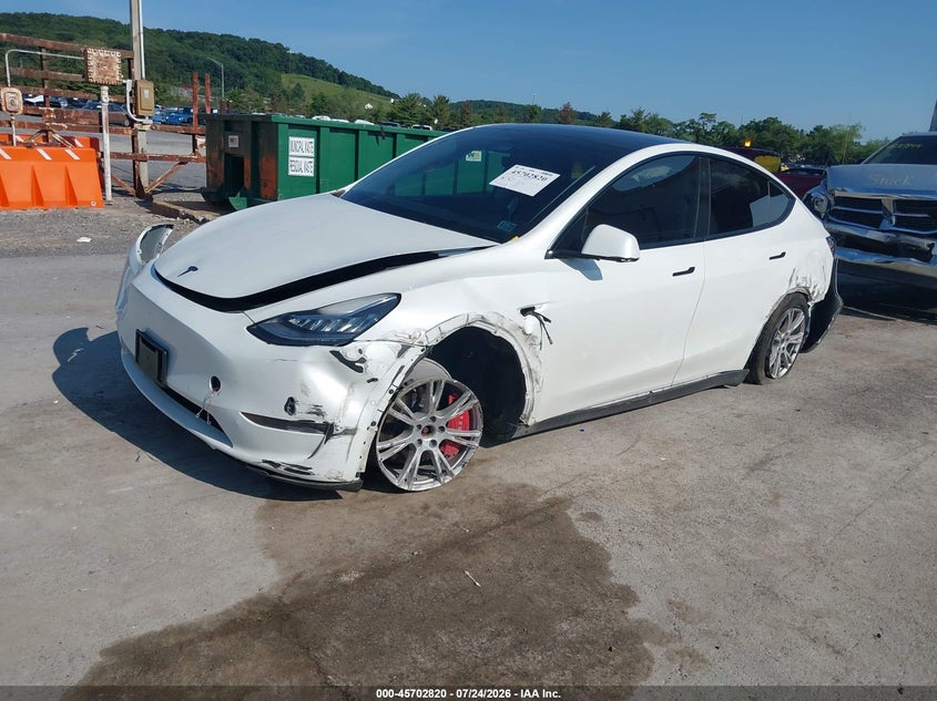 Vin: 5yjygdee0mf246130, lot: 46201476, tesla model y long range dual motor all-wheel drive 20212