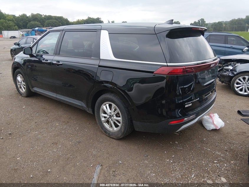 Vin: kndnb4h37n6114135, lot: 46201490, kia carnival mpv lx seat package 20223