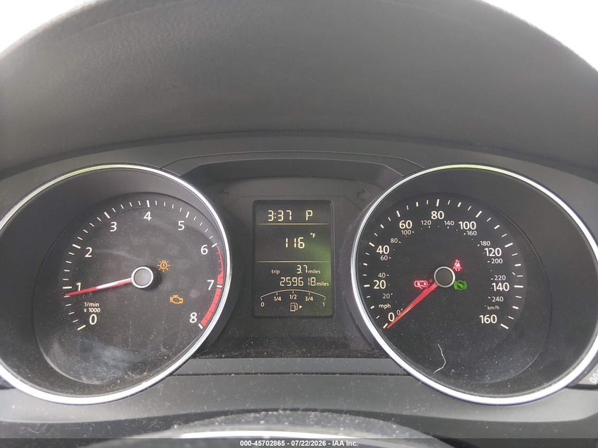 2015 VOLKSWAGEN JETTA auction photo 7
