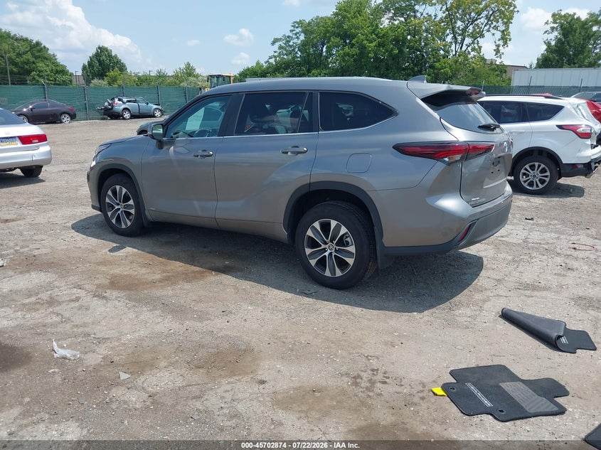 Vin: 5tdkbrch1ts703178, lot: 46201530, toyota highlander hybrid xle 20263