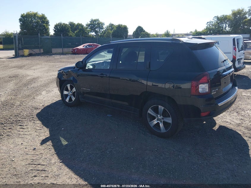 Vin: 1c4njdeb2gd664212, lot: 46201534, jeep compass high altitude edition 20163