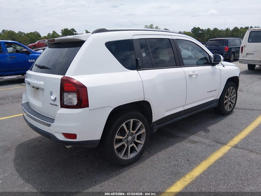 Vin: 1c4njdcb3ed684128, lot: 46201560, jeep compass limited 20144