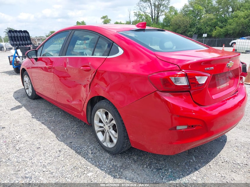 Vin: 1g1be5sm4k7114528, lot: 46201577, chevrolet cruze lt 20193