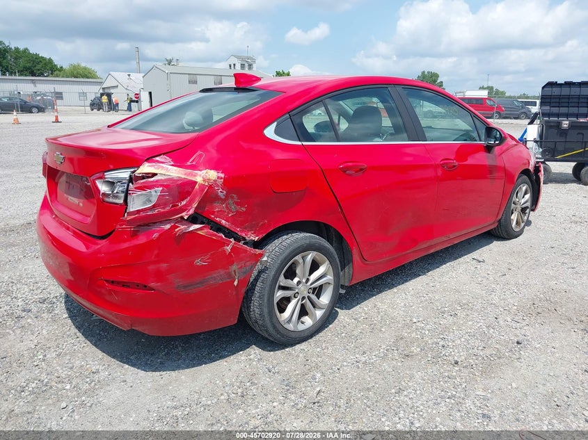 Vin: 1g1be5sm4k7114528, lot: 46201577, chevrolet cruze lt 20194