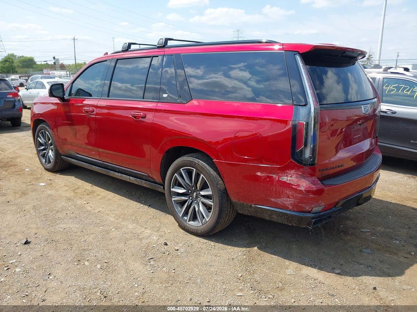 Vin: 1gys4pkl2mr276432, lot: 46201585, cadillac escalade esv 4wd sport 20213