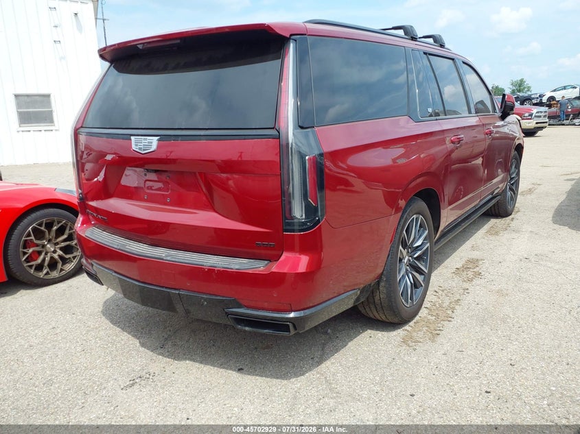 Vin: 1gys4pkl2mr276432, lot: 46201585, cadillac escalade esv 4wd sport 20214