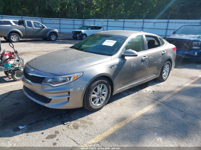 Vin: 5xxgt4l30jg182799, lot: 46201589, kia optima lx 20182