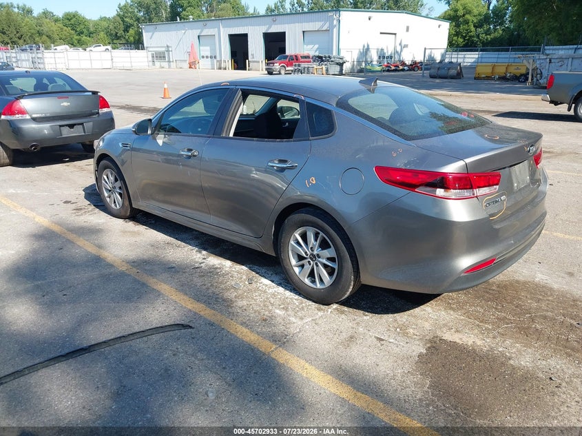 Vin: 5xxgt4l30jg182799, lot: 46201589, kia optima lx 20183