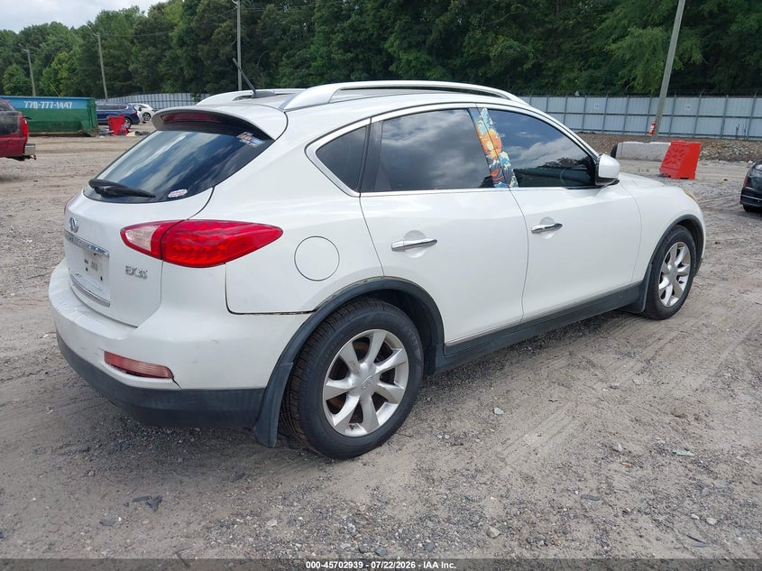 Vin: jn1aj0hp5am700046, lot: 46201595, infiniti ex35 journey 20104