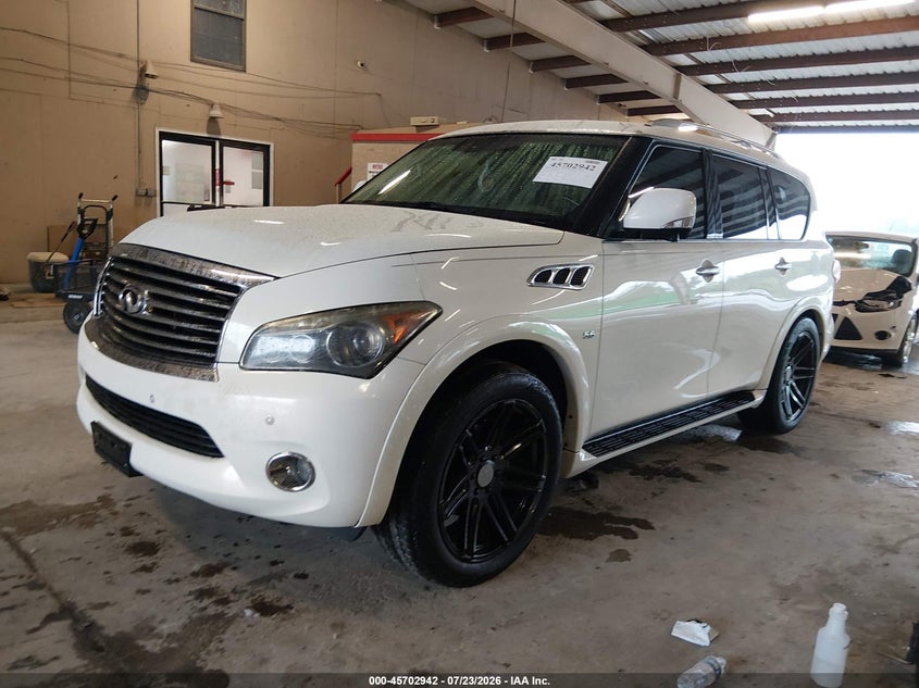 Vin: jn8az2nf5e9553320, lot: 46201598, infiniti qx80 20142