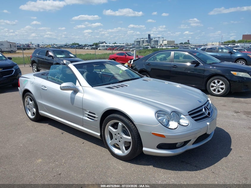 2003 Mercedes-Benz Sl 500, Rear, IAAI, VIN WDBSK75F93F014827
