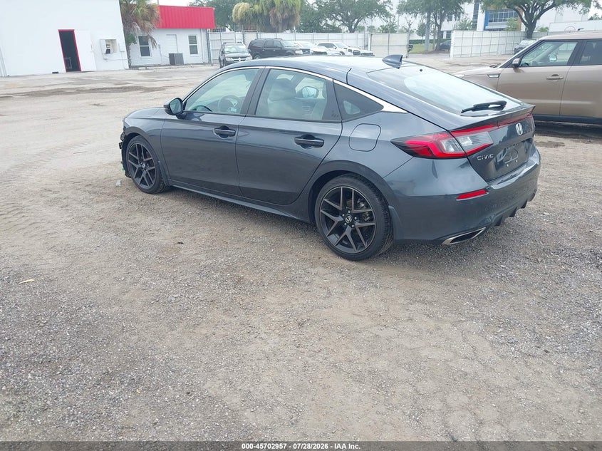 Vin: 19xfl1h86pe007022, lot: 46201613, honda civic sport touring 20233