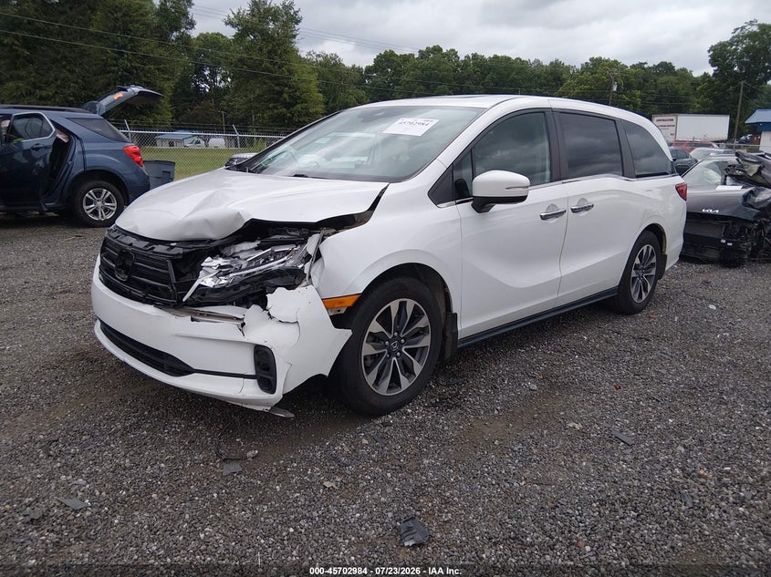 Vin: 5fnrl6h77nb032729, lot: 46201640, honda odyssey ex-l 20222
